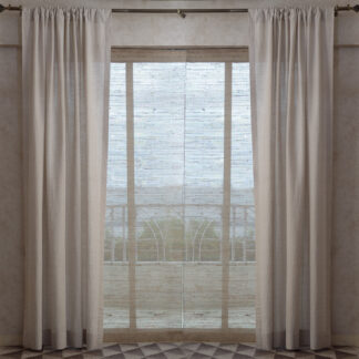 Calyz Natural Linen Cotton Curtain